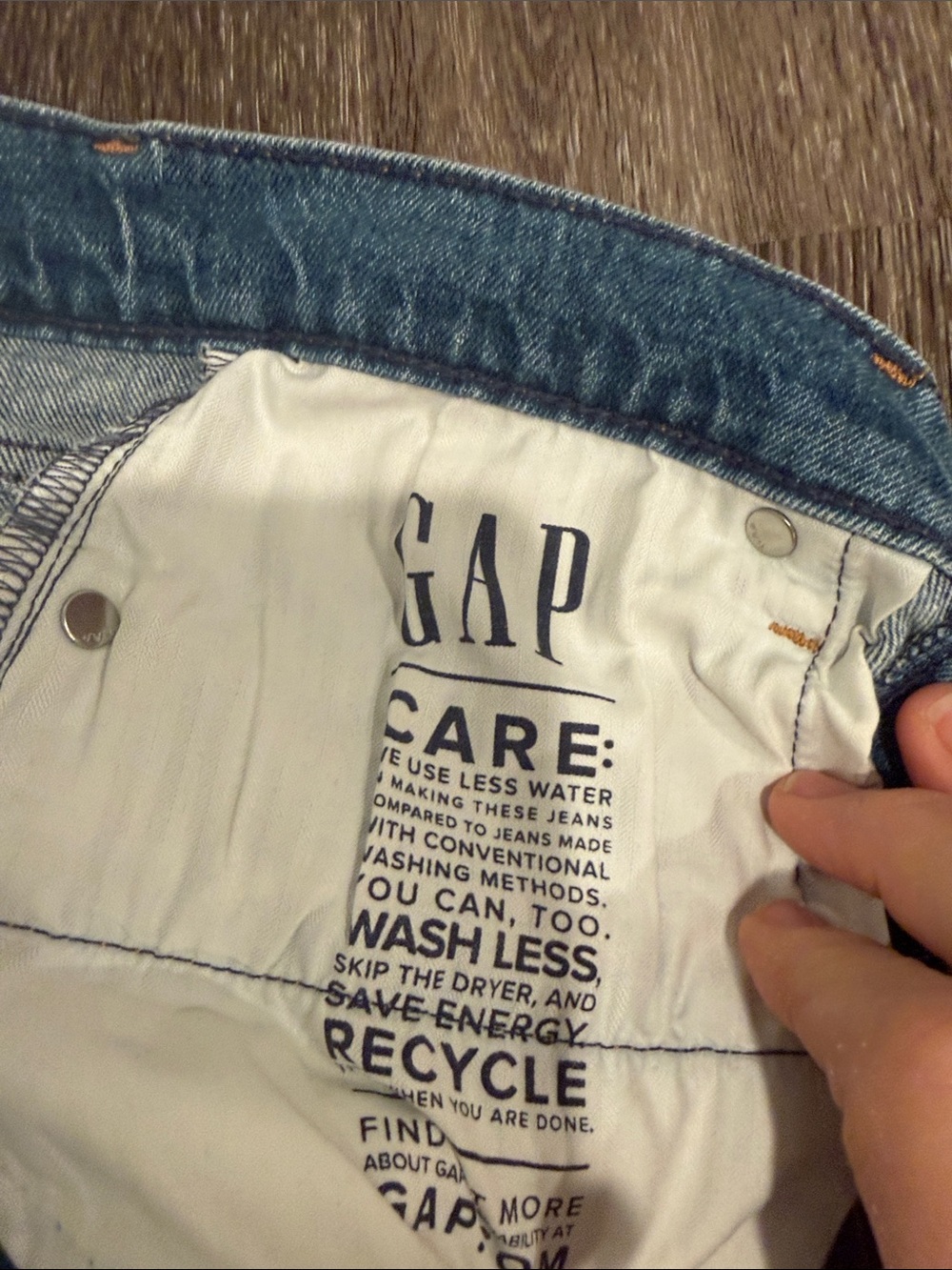 GAP Women's Straight Leg Jeans - Light Blue - Picture 7 of 11